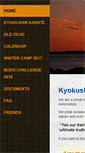 Mobile Screenshot of kyokushinkarategoldcoast.com.au